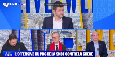 SNCF : &quot;Depuis 1947, il n&#039;y a pas une année sans grève&quot; [BFM TV]