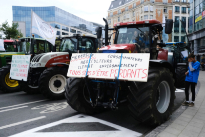 Manifestation d&#039;agriculteurs 