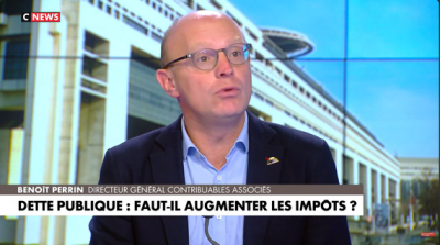 Dette publique : faut-il augmenter les impôts ? Benoît Perrin sur CNews [Vidéo]