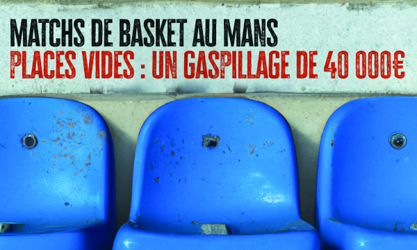 Basket-no show-places vides