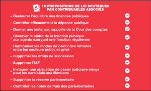 Élections législatives : un scrutin capital pour les contribuables