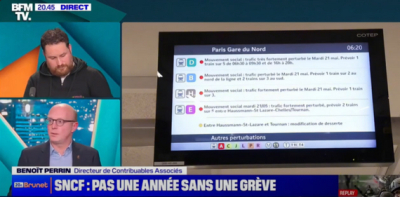 Grève à la SNCF : Contribuables Associés sur BFM TV [Vidéo]