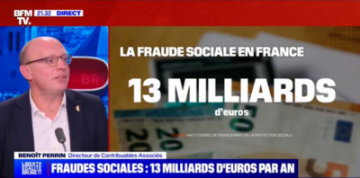 Fraudes sociales : Benoît Perrin invité d&#039;Eric Brunet sur BFM TV [Vidéo]